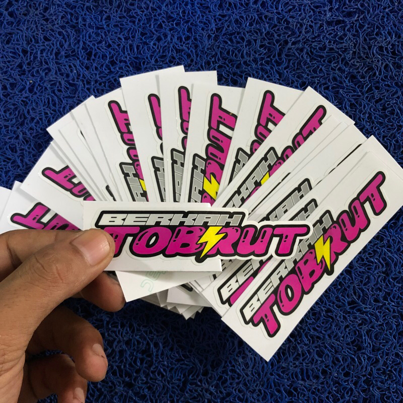 

sticker viral berkah tobrut 009