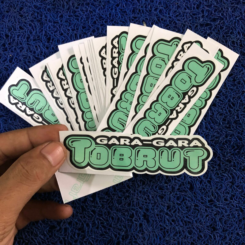 

viral sticker gara-gara tobrut 010