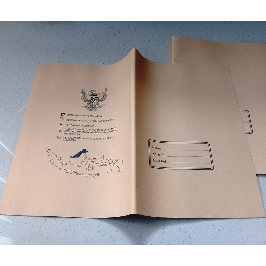 

FLASH SALE Sampul Coklat Tebal Buku Quarto Nama 2 Lembar