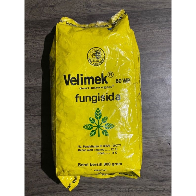 fungisida velimek 80 wp 800 gram bahan aktif maneb + zineb