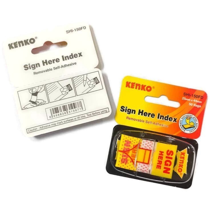 

Sign Here Index Kenko SHI 15FD