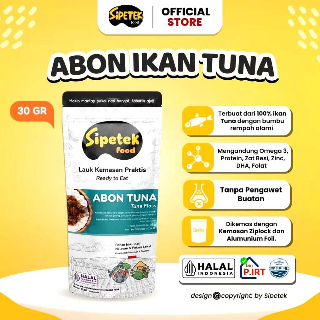 

Abon Tuna Lauk Pauk Sipetek