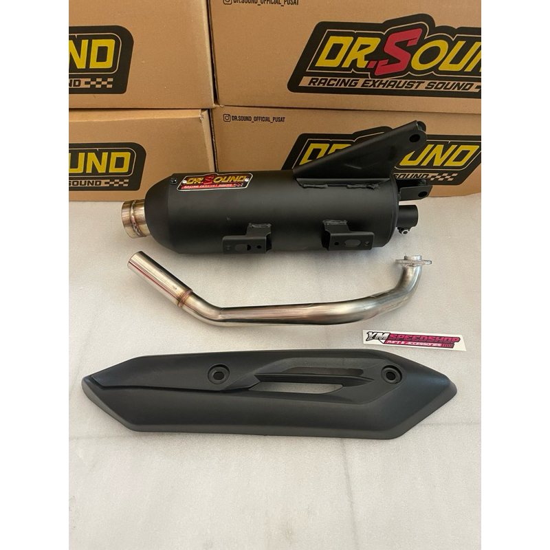 Knalpot dr sound TYPE3 PNP BEAT KARBU BEAT FI SCOOPY VARIO GENIO SCOOPY NEW VARIO110fi MIO FINO125 N
