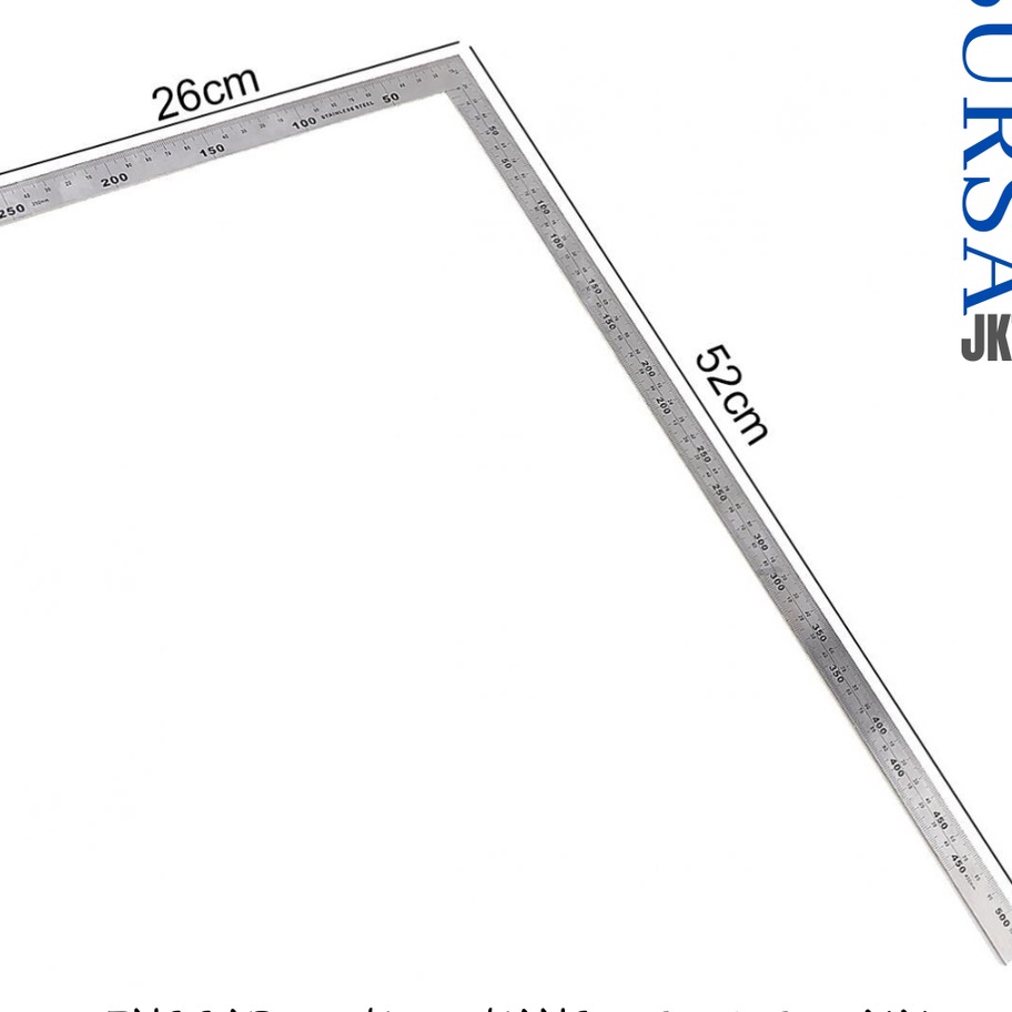 

HOT PENGGARIS SIKU 9 DERAJAT STAINLESS STEEL 5 CM ALAT PERTUKANGAN DUA SISI PRESISI