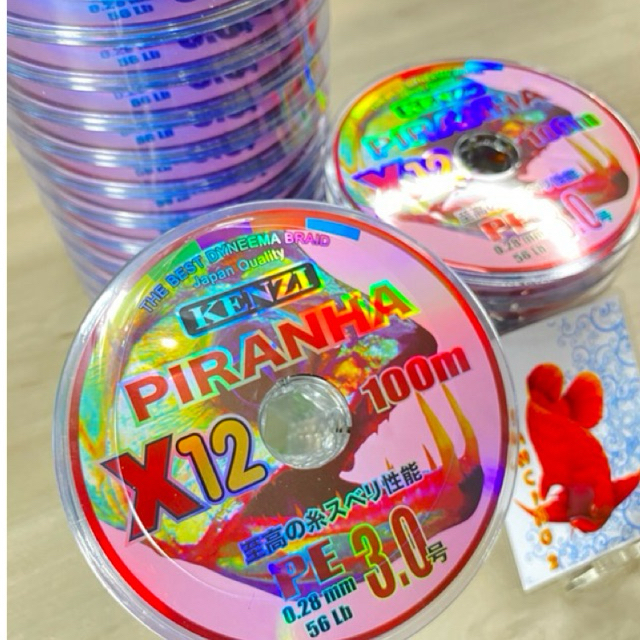 SENAR PE KENZI PIRANHA X12 100M