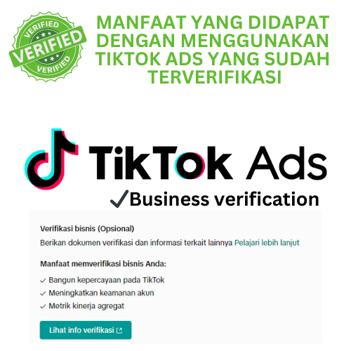Akun Tiktok Ads Terverifikasi Bisnis | Tiktok Ads Business Verification