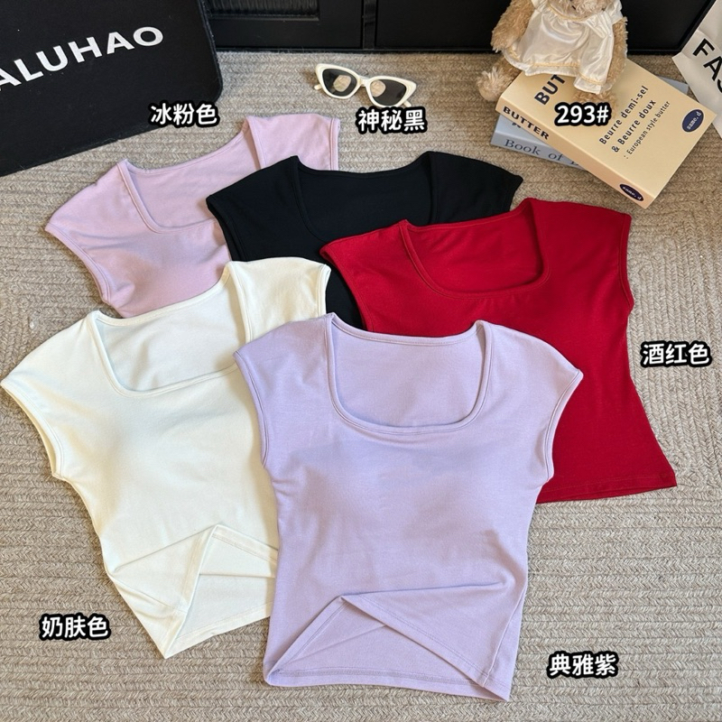 DearClaudette.id | ELKA TANKTOP | Tanktop Bra Atasan Wanita Square Neck | 161