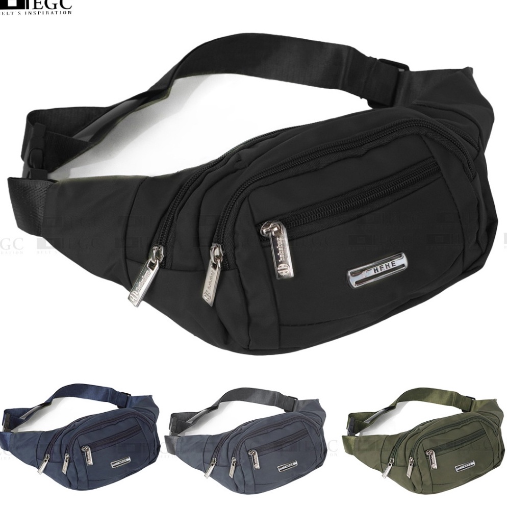 Telah Hadir TAS PINGGANG PRIA HEHEBAG SLING BAG PRIA NYLON TAS SLEMPANG SAM81121