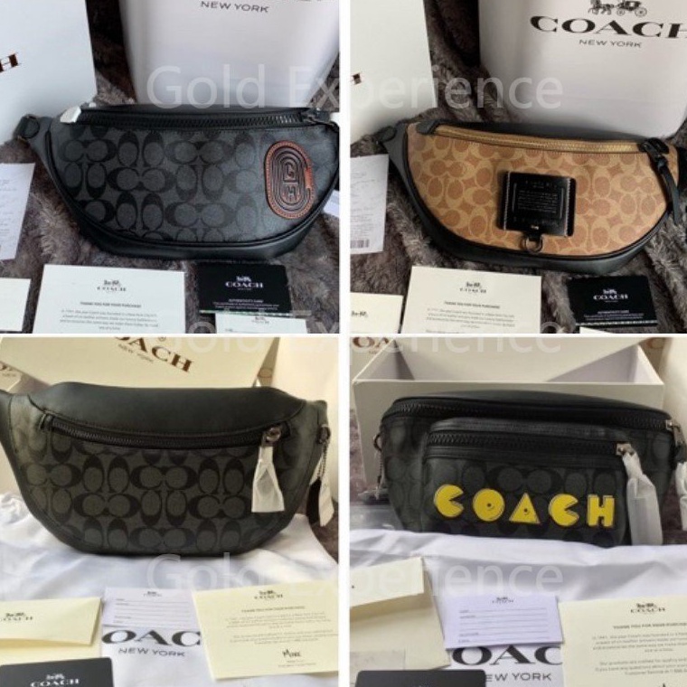 Paling Disukai Coach Waistbag Tas kurir pria Tas pinggang Pria TAS