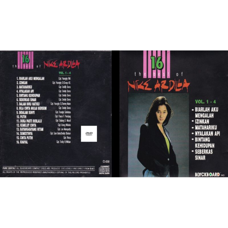 nike ardilla dvd cd 16 the best of nike ardilla album 1992