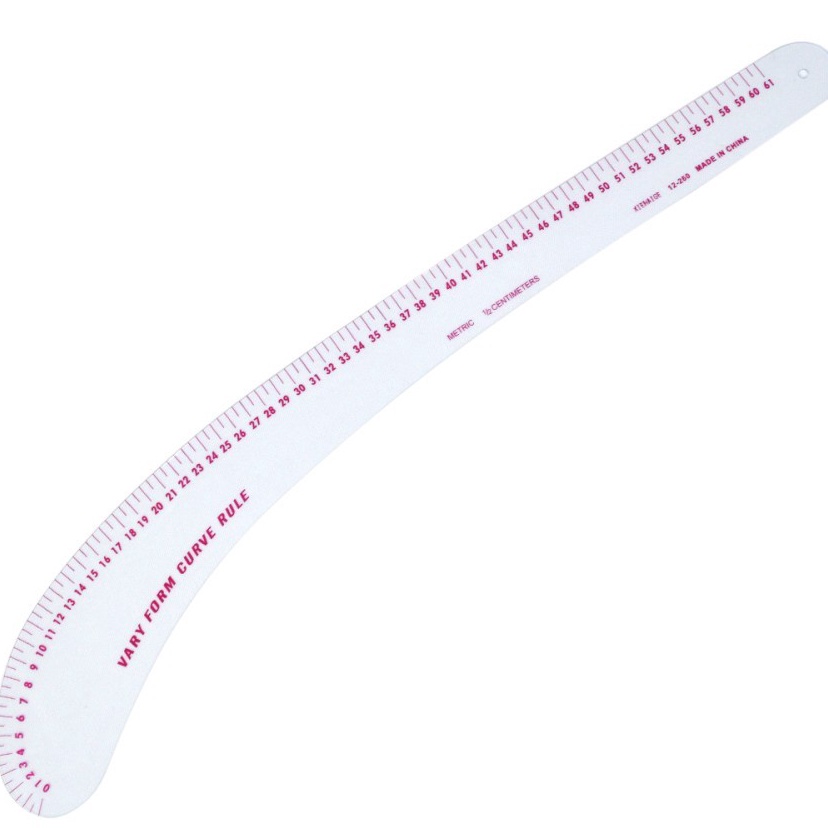 

HATI HATI BARANG Penggaris Jahit Pola Kain Model Kurva No 1226 Vary Form Ruler