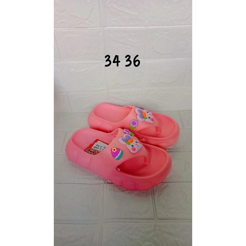 sandal jelly jepit anak bahan karet plastik