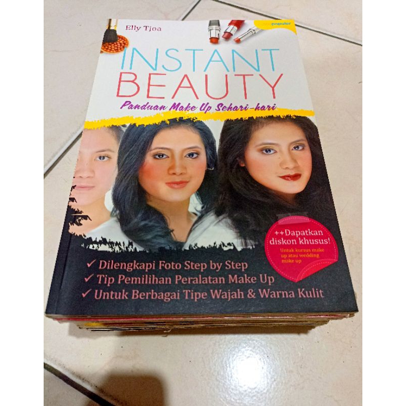 ( PROMO BUKU MURAH ORIGINAL ) BUKU KESEHATAN / INSTANT BEAUTY PANDUAN MAKE UP SEHARI-HARI / BEST SEL