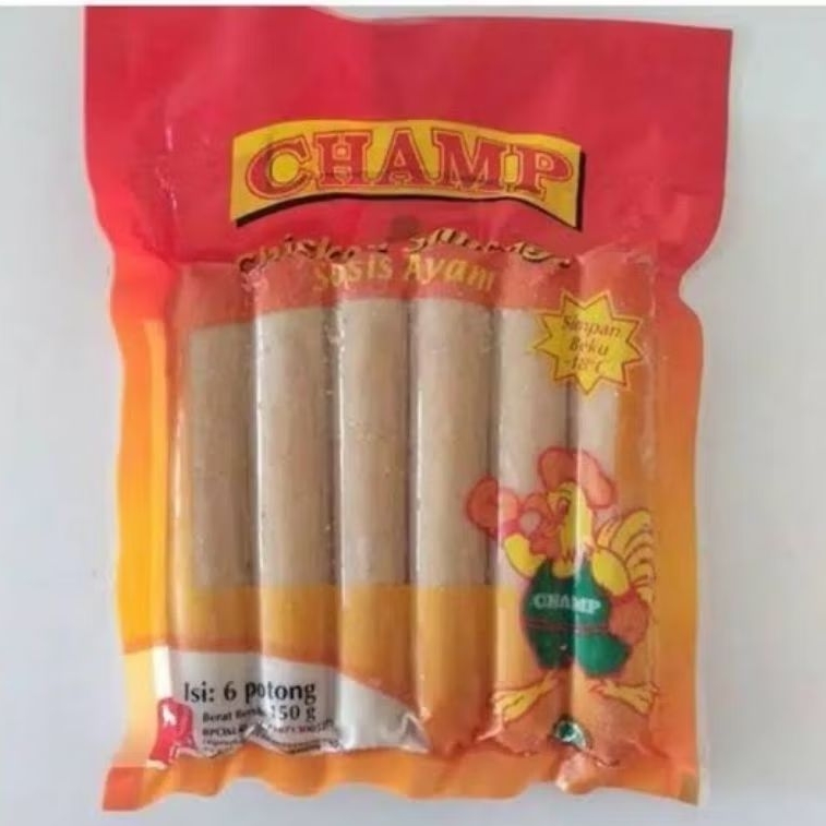 

Champ Sosis Ayam 150gr isi 6