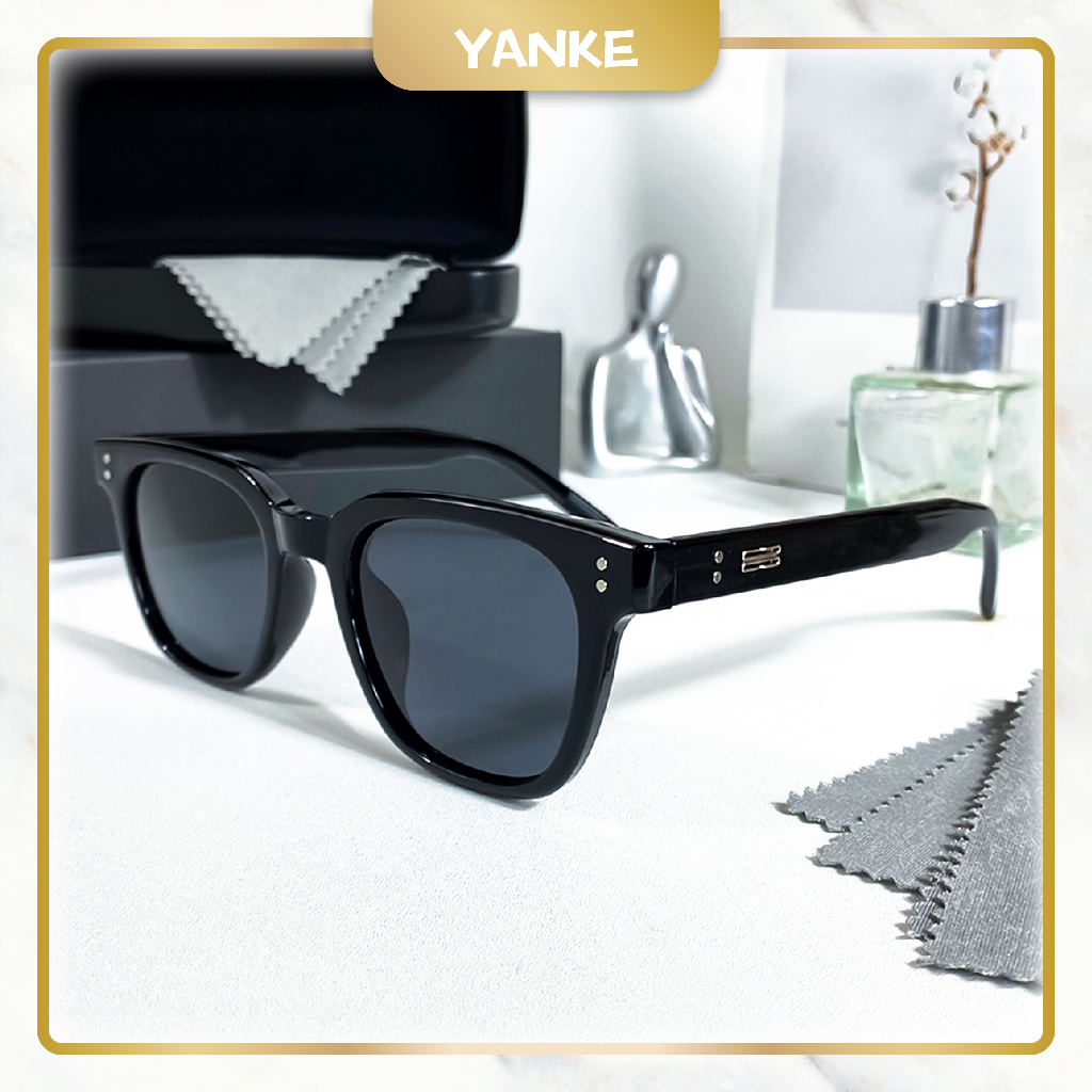 [Paket Kotak & Lap] Kacamata Hitam Uv400 Kacamata Wanita/Pria Sunglasses Korean Ins Fashion eyewear 