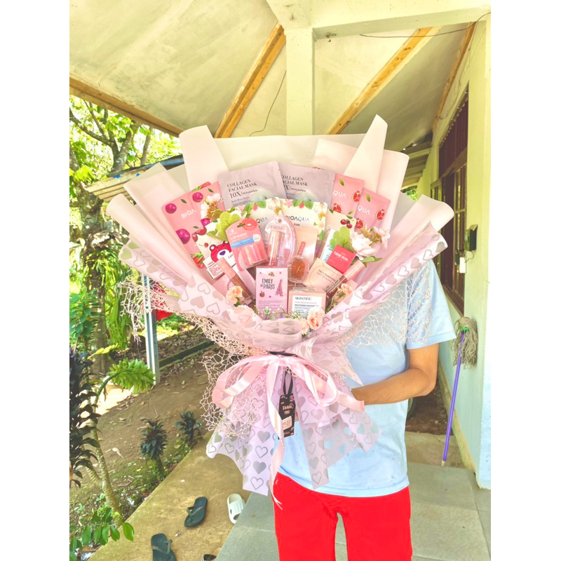 Buket Make Up | Buket Skincare | Buket Untuk pacar | Buket Untuk Cewek | Buket Wisuda