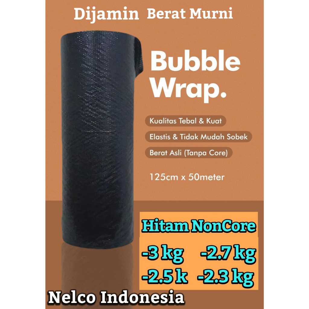 

BUBBLE WRAP HItam DIJAMIN MURNI BERAT MURNI 50meter x 125cm Asli 50meter Super Alot / Tebal / Kuat