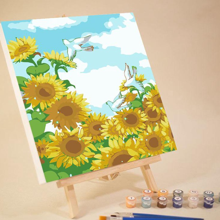 

KESEMPATAN TERBATAS diy canvas painting number karakter anime kartun bunga alam