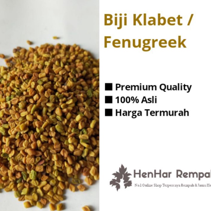 

TERJAMIN 1 Kg Fenugreek Biji Klabet Methi Seeds Halba Hulbah