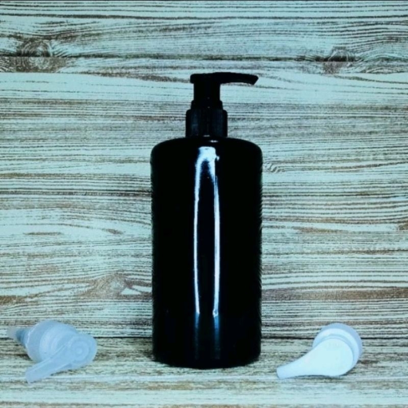 Botol Pump 500ml Hitam / Botol Handsoap 500ml Hitam
