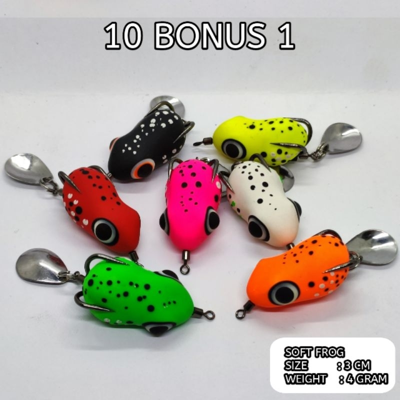 SOFT FROG 3CM UMPAN CASTING GABUS SOFT FROG MINI