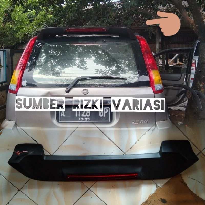 spoiler bagasi Nissan x trail t30 2004 2005 2006