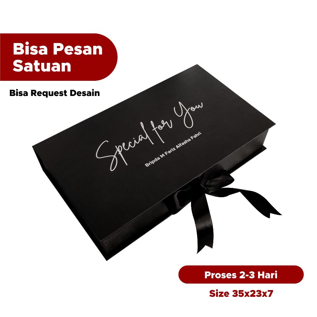 

Hardbox Custom Satuan [35x23x7] Model Buka Pita / Box Hampers / Kotak Kado / Box Pita / Bridesmaid Box / Giftbox / Box Kado / Box Skincare / Box Parfum / Hardbox Custom / Box Buka Pita / Box Hijab / Box Tebal / Box Hadiah / Groomsman Box