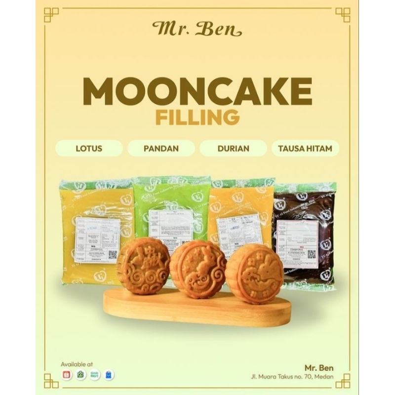 YU-AI Paste Pasta Filling Moon Cake 1kg Impor Malaysia