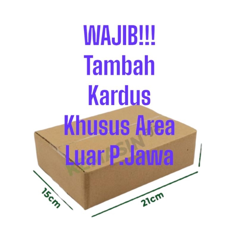 

Tambah Kardus Packing khusus Pengiriman di Luar Pulau Jawa