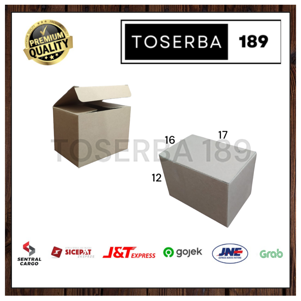 

kardus packing diecut/box pizza uk 17x16x12 cm