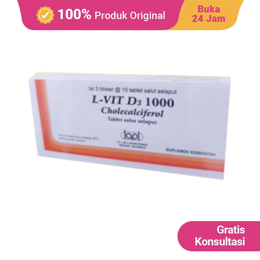L-Vit D3 1000 10 Tablet
