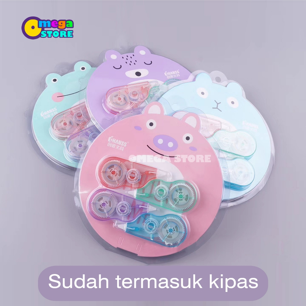 

[O&S] Correction Tape / Tip X 4 in 1 Roll Simpel CS-4809 -OS4007