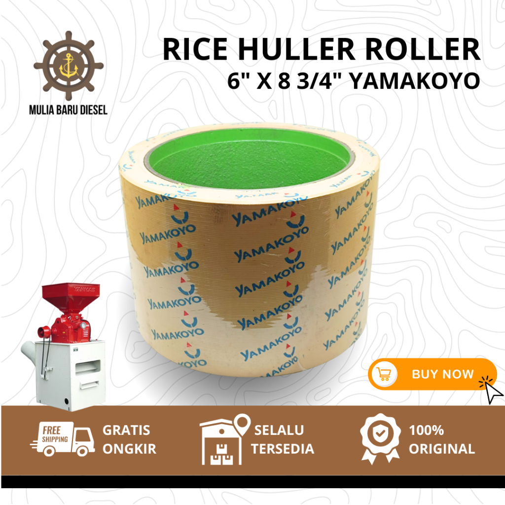 Rubber Roll karet padi Yamakoyo | Penggiling Padi yanmar | karet padi penggiling