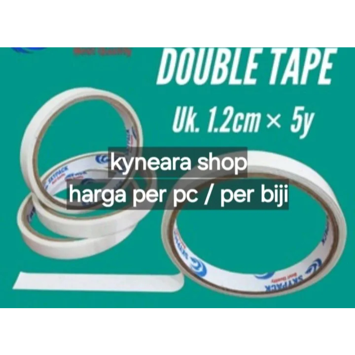 

double tape / isolasi bolak balik buket