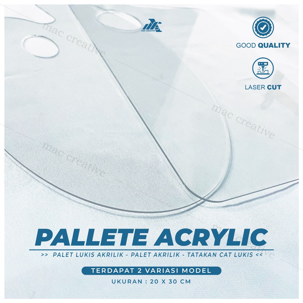 

PALET LUKIS AKRILIK TRANSPARAN - MIXING PALET - TATAKAN CAT LUKIS