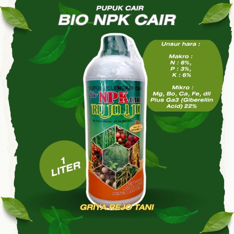 Pupuk cair Bio NPK Cair 1 liter