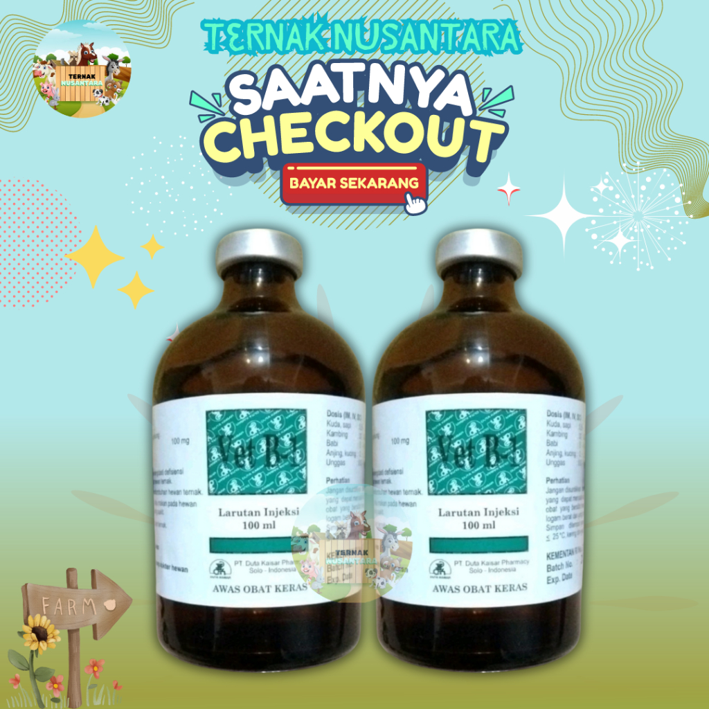 VITAMIN B1 DUTA KAISAR 100 ML - Vitamin Untuk Hewan