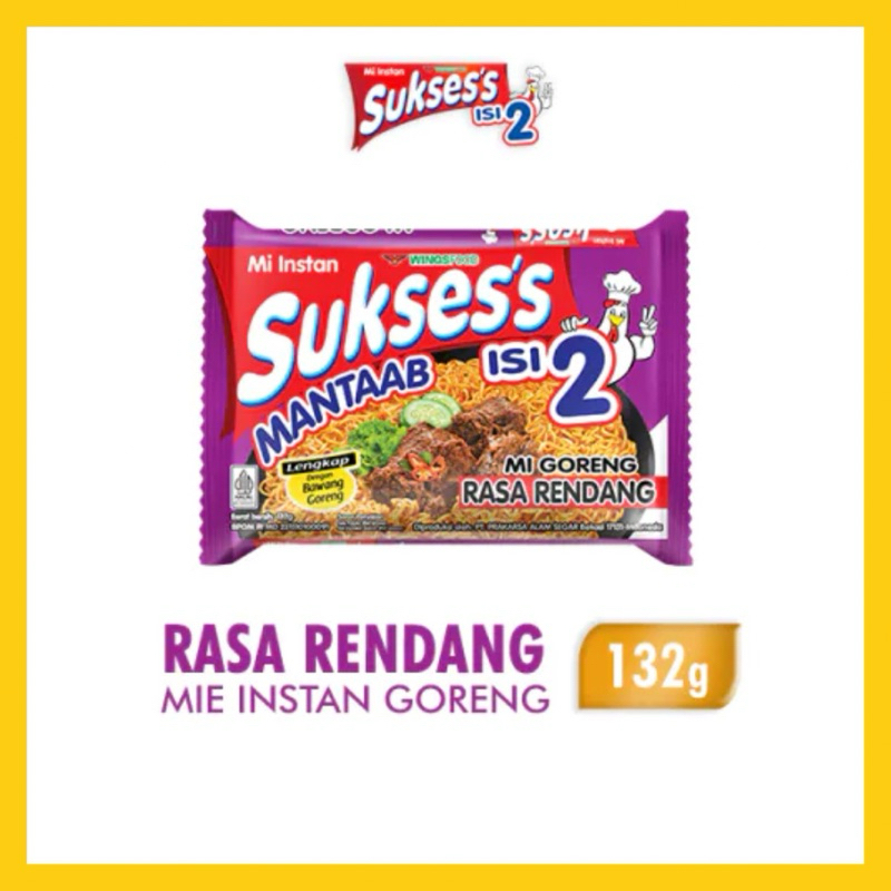 

SUKSESS ISI 2 MIE INSTANT GORENG RENDANG AYAM KECAP