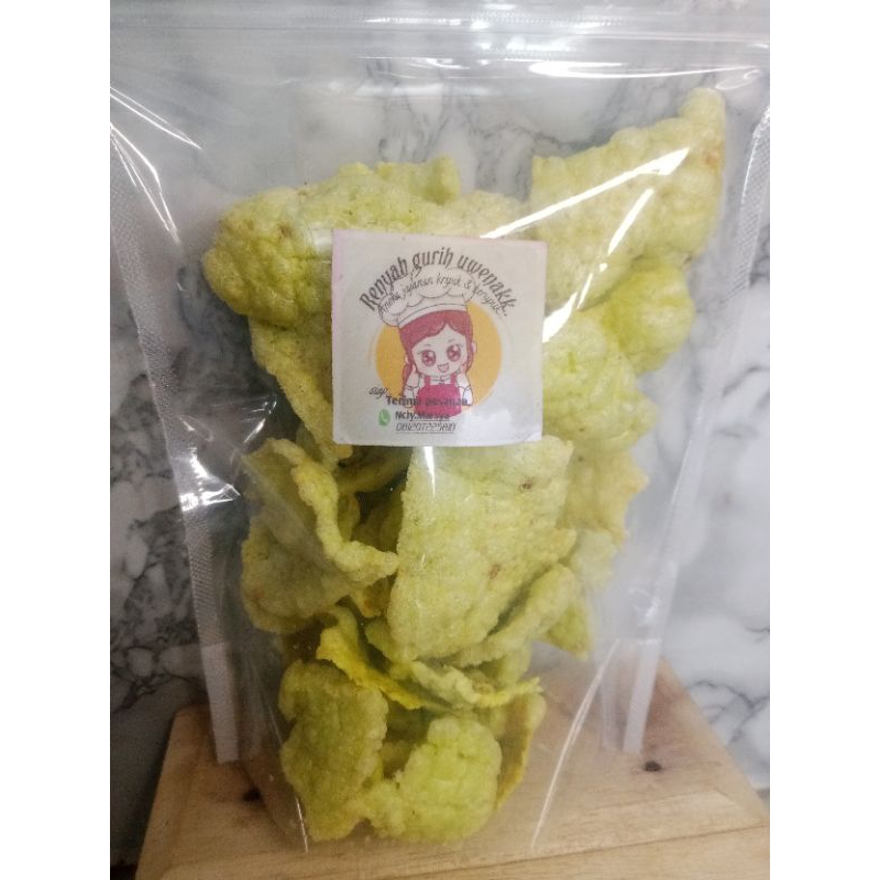 

krupuk gendar varian rasa.