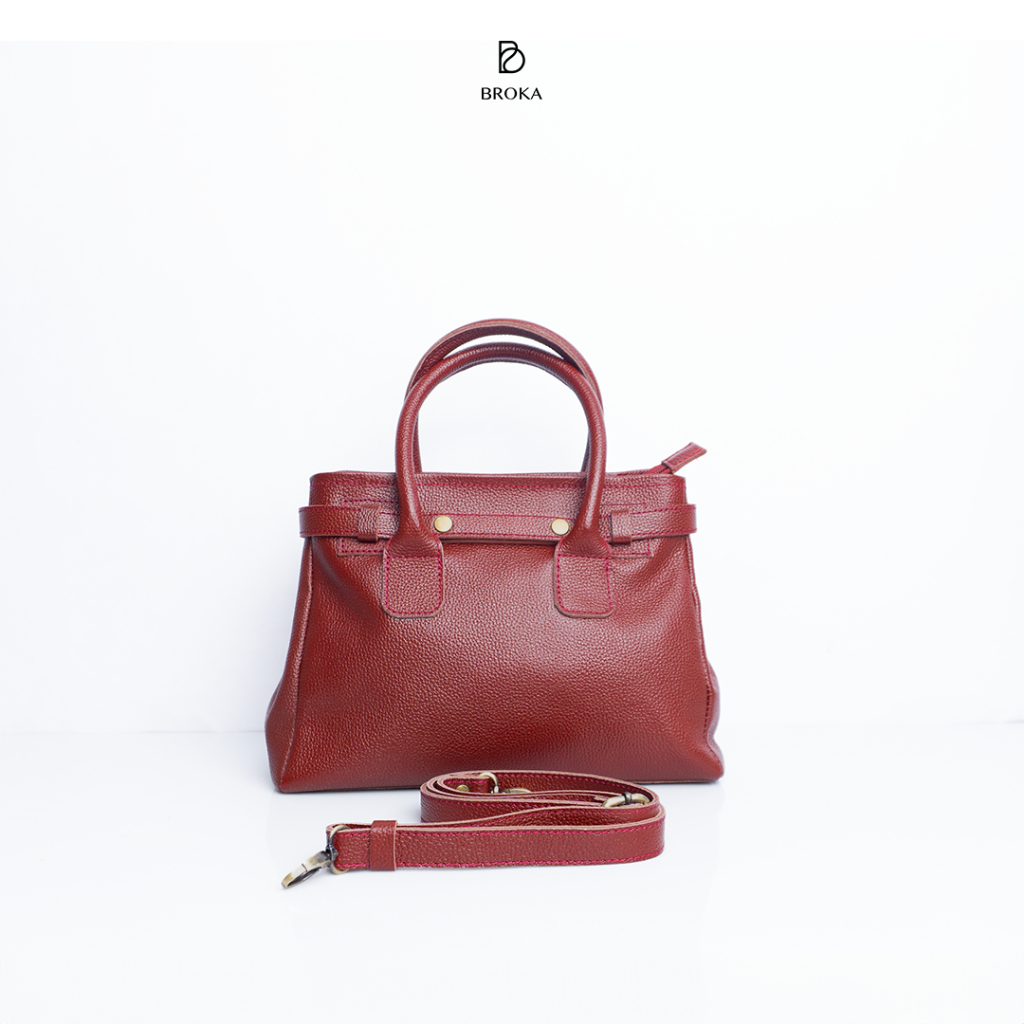 Broka Leather Tas Selempang Wanita Tas Jinjing & Hand Bag Kulit Asli Premium Pullup ALICE