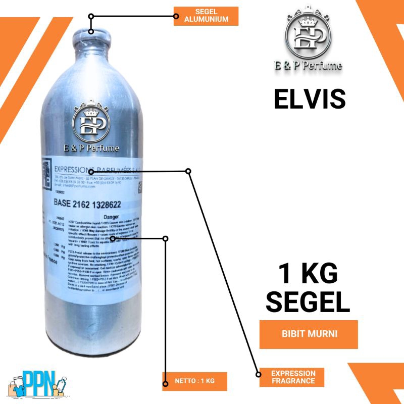 Bibit Parfum by EP Fragrance - Elvis Kemasan 1 Kg Segel Alumunium