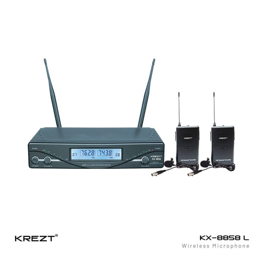 Mic Krezt KX-8858 (2 Mic jepit wireless)