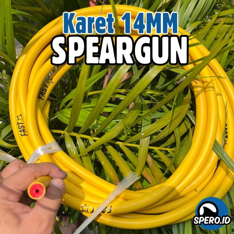 Karet Speargun 14Mm Panahan Ikan Bukan Epsealon Kualitas Premium