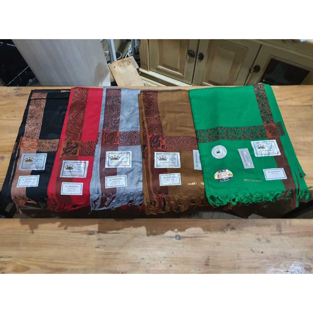 Sorban / Rida Premium Al-Shafeda tebal Jumbo 85x170cm