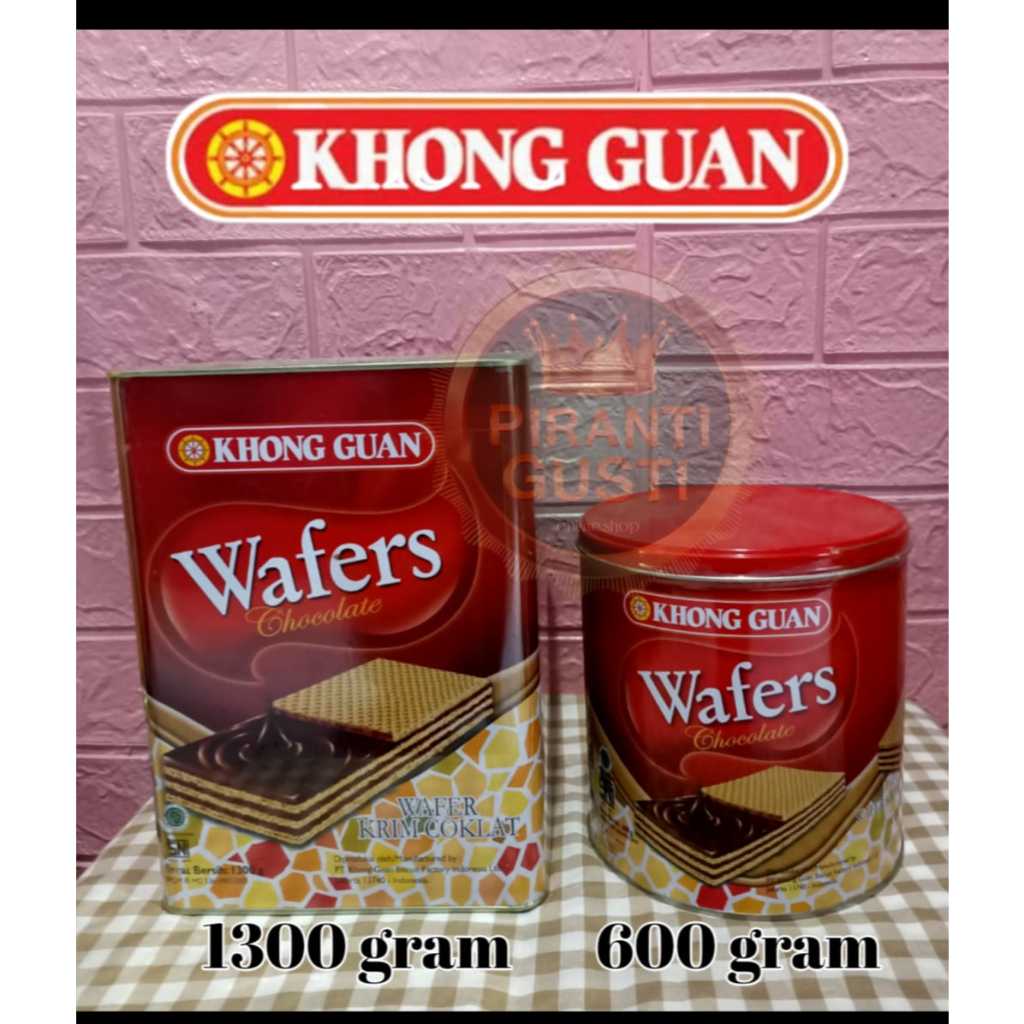 

Khong guan wafer coklat kemasan kaleng 1300 gr dan 600 gr