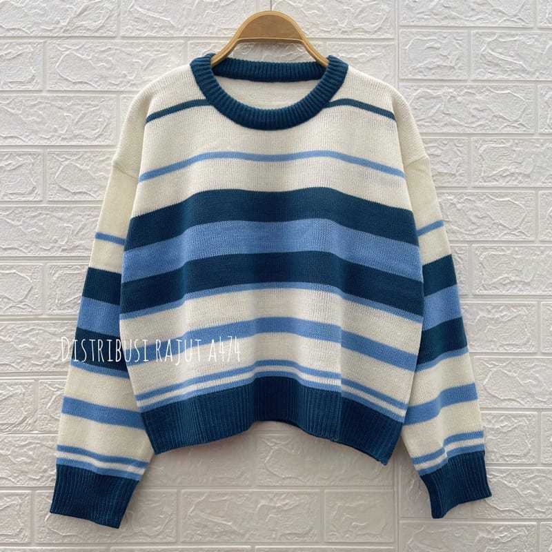 SABRINA BLOUSE / Moana Blouse / Baju atasan wanita terbaru / Moana Atasan Rajut /Moana  Sweater