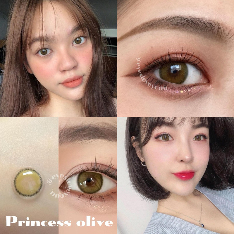 Eyesloveyouu ORIGINAL SOFTLENS IDOL ROZE OLIVE ( NORMAL & MINUS )
