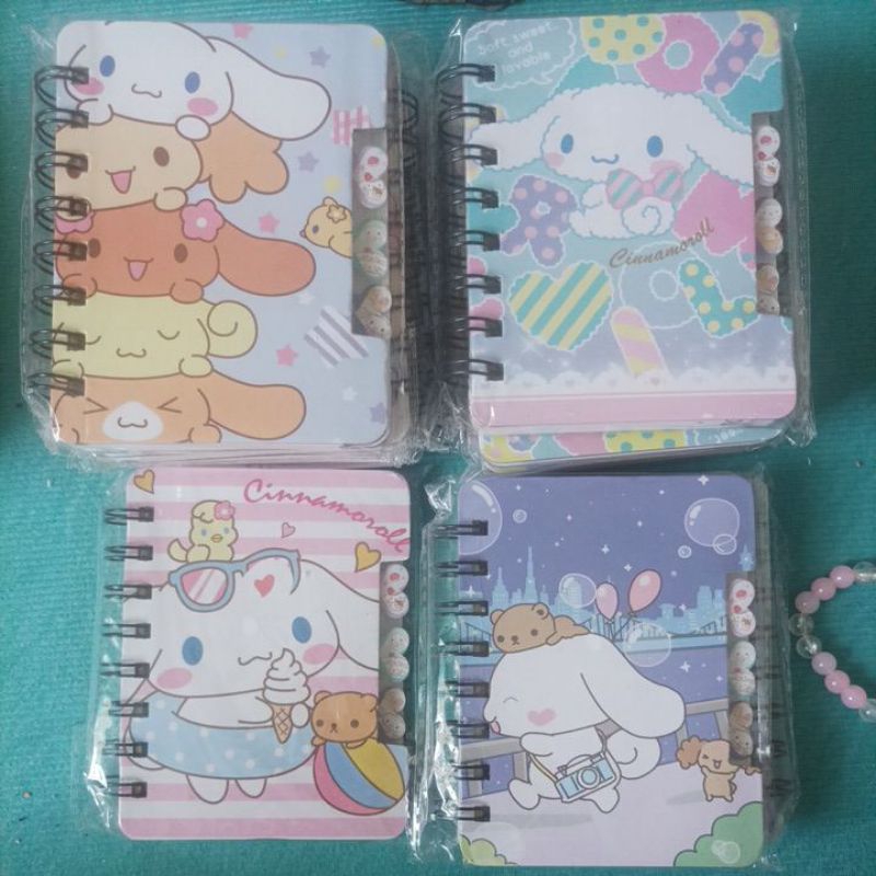

DSB 09 note sekat Cinnamorol memo morol buku saku sanrio bulu sanrio impor