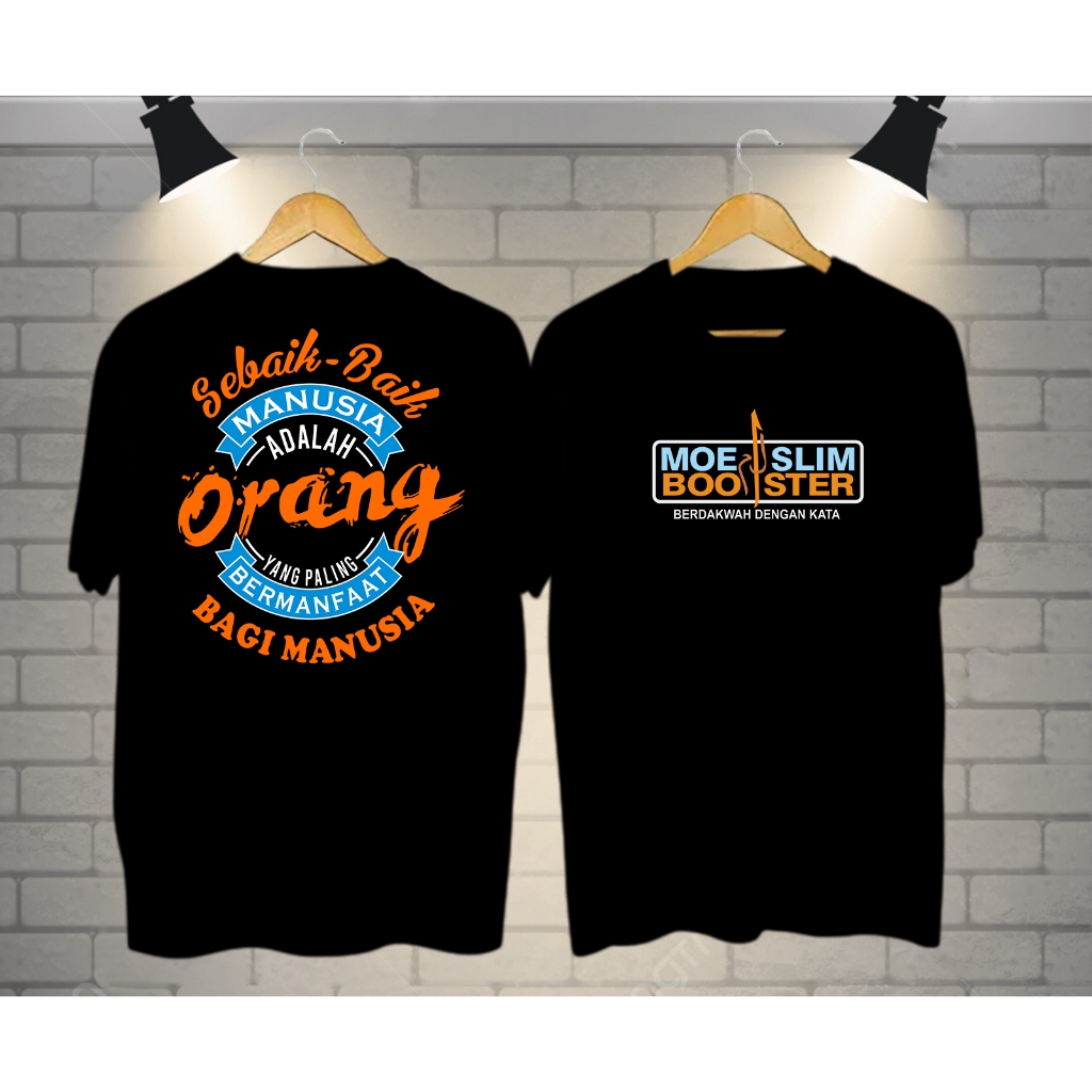 KAOS PRIA DEWASA MOTIF KATA KATA DEPAN BELAKANG BAJU COWO KEREN KEKINIAN