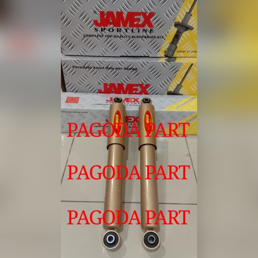 SHOCK BREAKER CEPER 5CM JAMEX GOLD PREMIUM RUSH / TERIOS LAMA BELAKANG 2PCS 2007-2017 PENDEK 2" ORIG